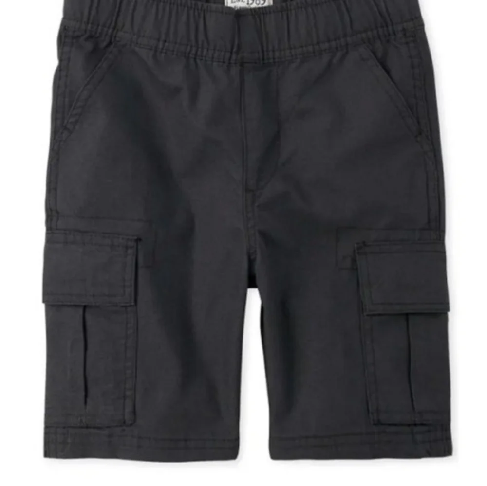The Children's Place Boys' Black Cargo Shorts